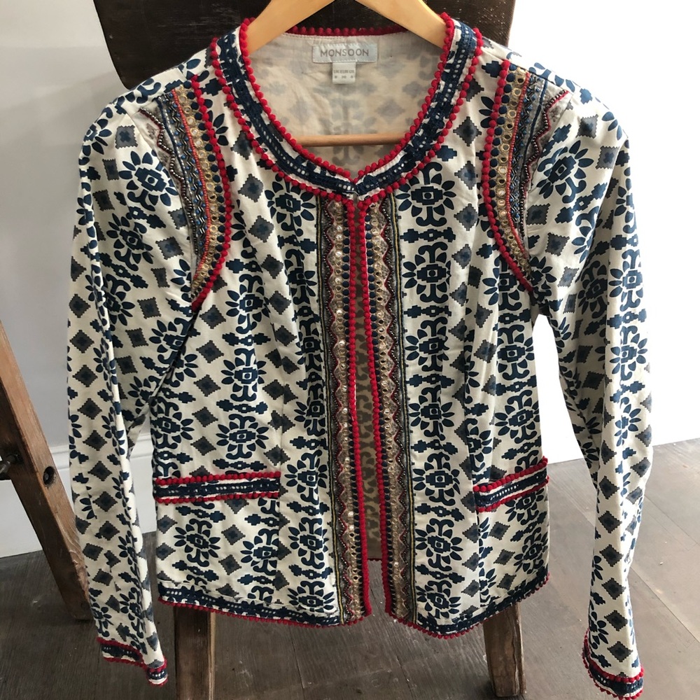 Monsoon (UK) Beaded Detail Blazer